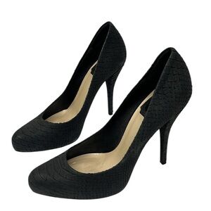 Christian Dior suede Snake Skin pumps heels size 37.5